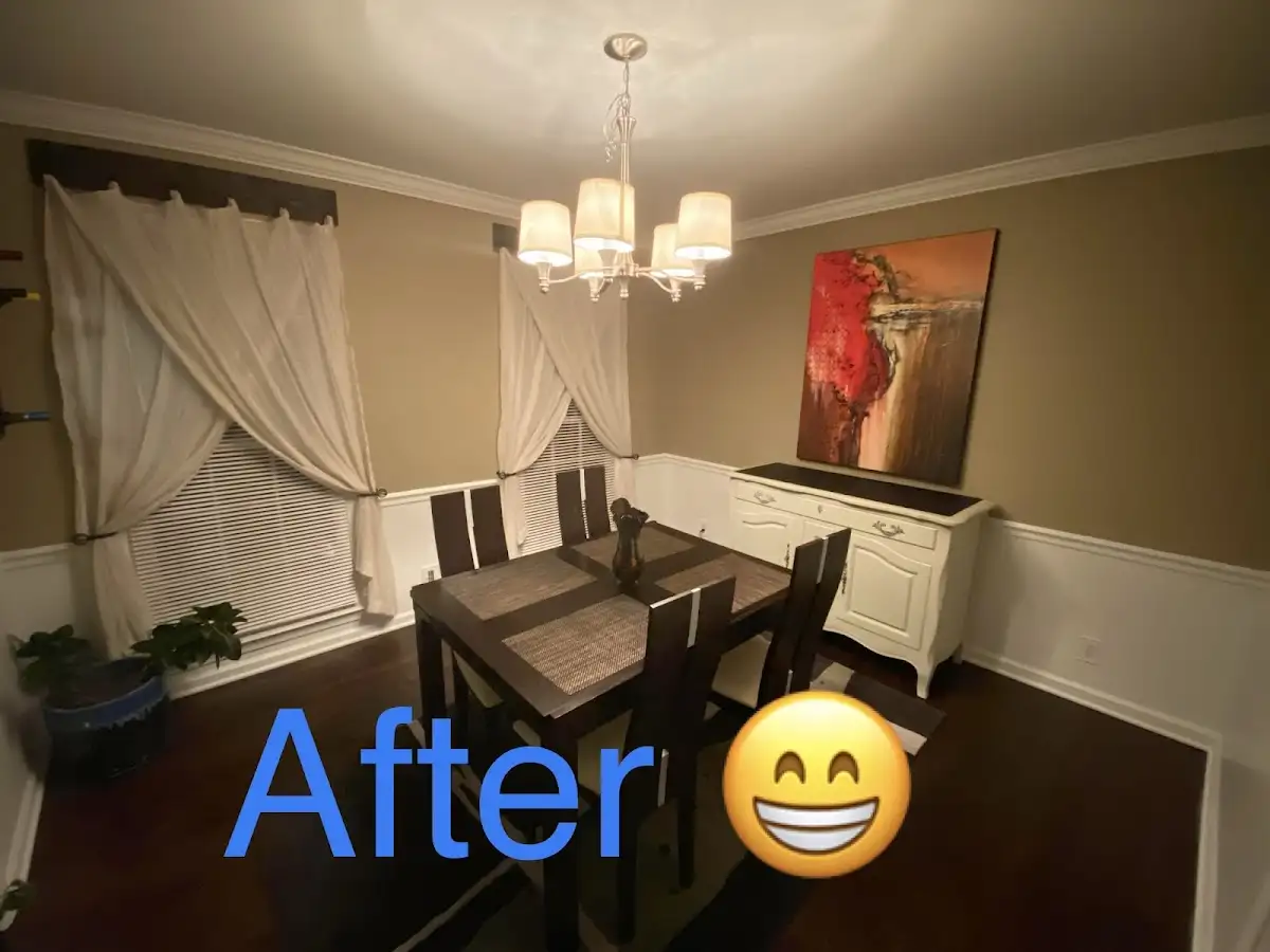 Professional dining room restoration after water damage in Winterville