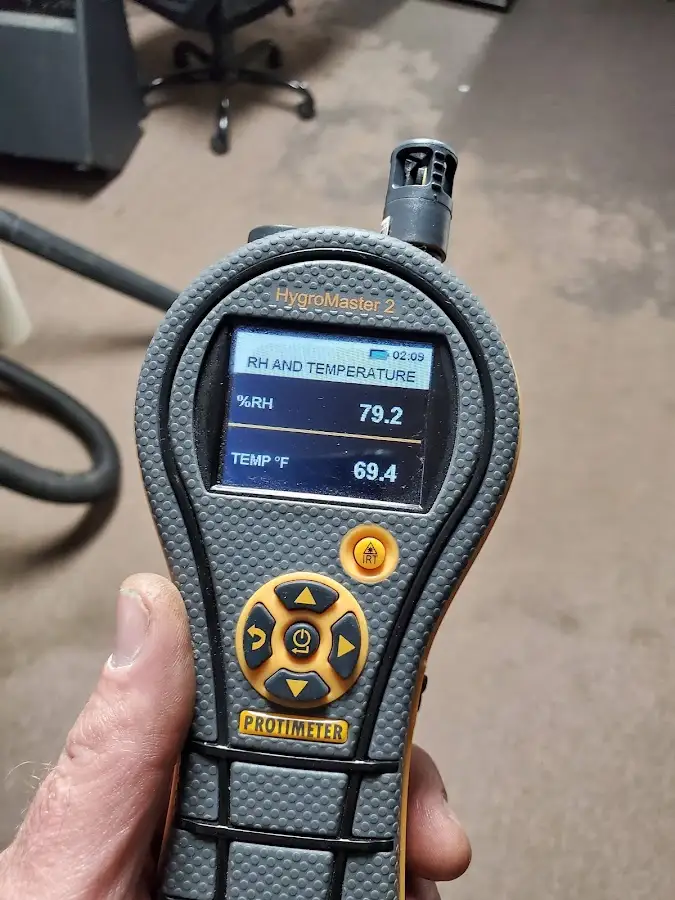 Moisture meter humidity assessment for Fire & Smoke Damage Restoration in Winterville