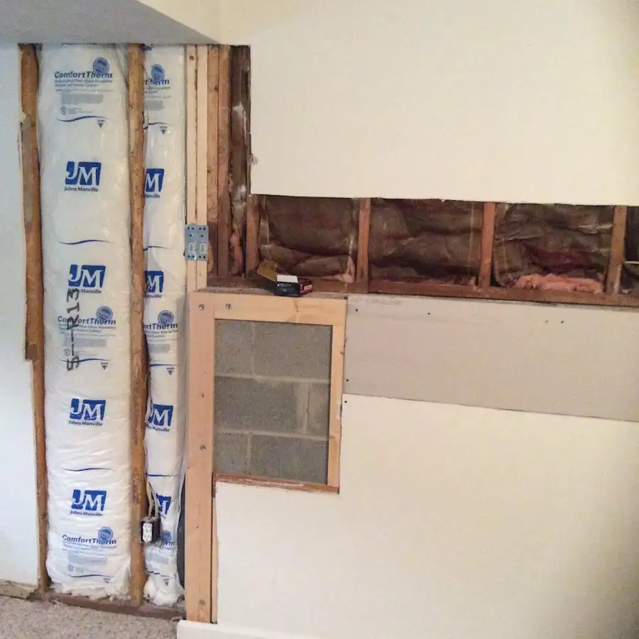 Wall insulation replacement during Odor Removal & Deodorization in Winterville